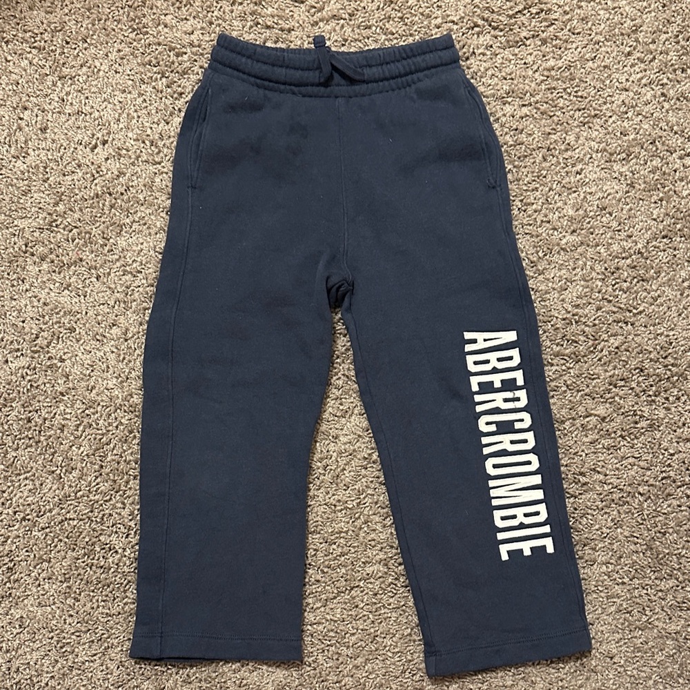 Abercrombie Kids Dark Blue Joggers with Logo